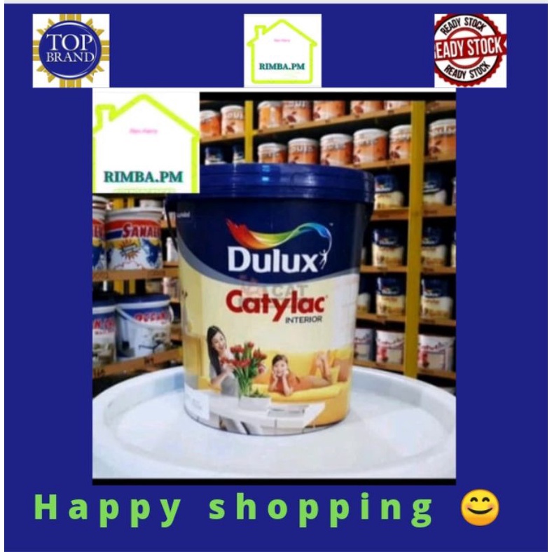 Jual Cat Tembok Interior Dulux Catylac 5 Kg Marigold Indonesia|Shopee ...