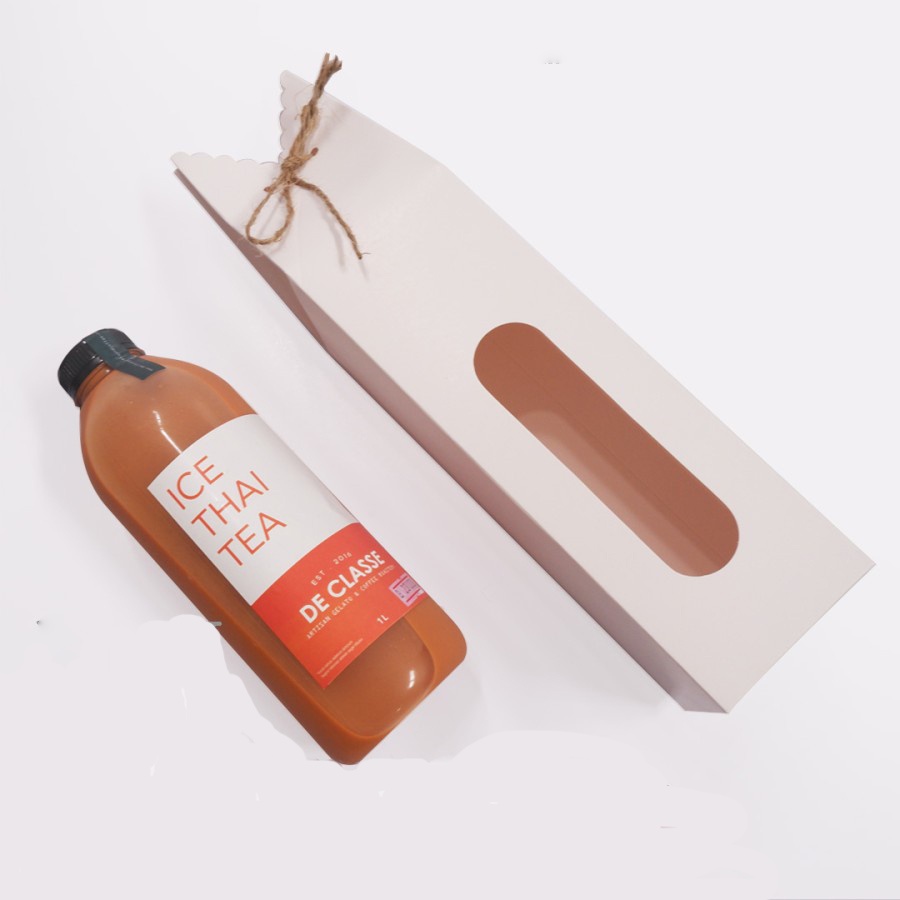 (10pcs) Kardus botol Hampers Botol Tumbler Box Botol Souvenir Dus Botol Souvenir Kotak Botol Wadah b