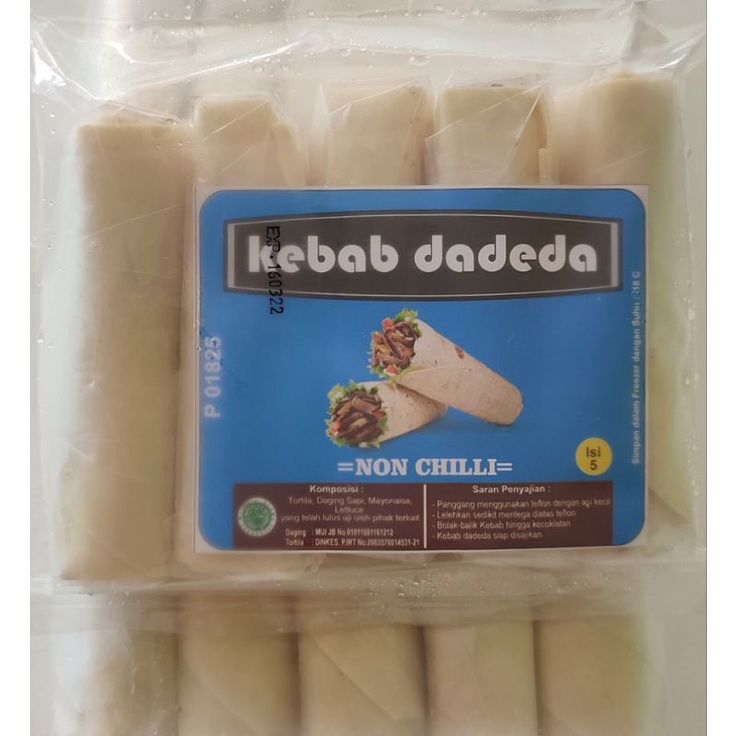 

Kebab Instant Non Chilli 5s (dadeda) kebab frozen