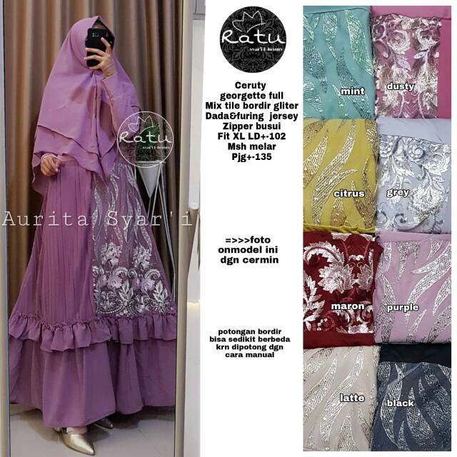 AURITA GAMIS SYARI MURAH SOLO