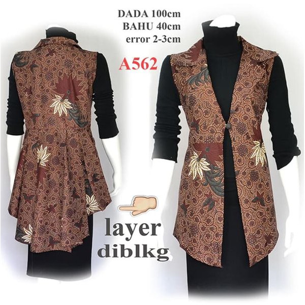 Promo Stok Terbatas Promo Bahan Alus Outer Batik Tunik Batik Gamis Batik Atasan Batik Wanita A560 Shopee Indonesia