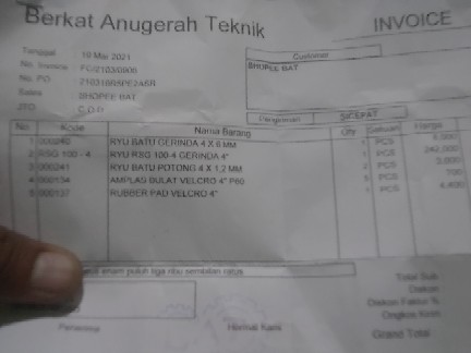 Kertas Amplas Bulat Velcro 4 Ampelas Kretekan Grit No 60 80 100 150