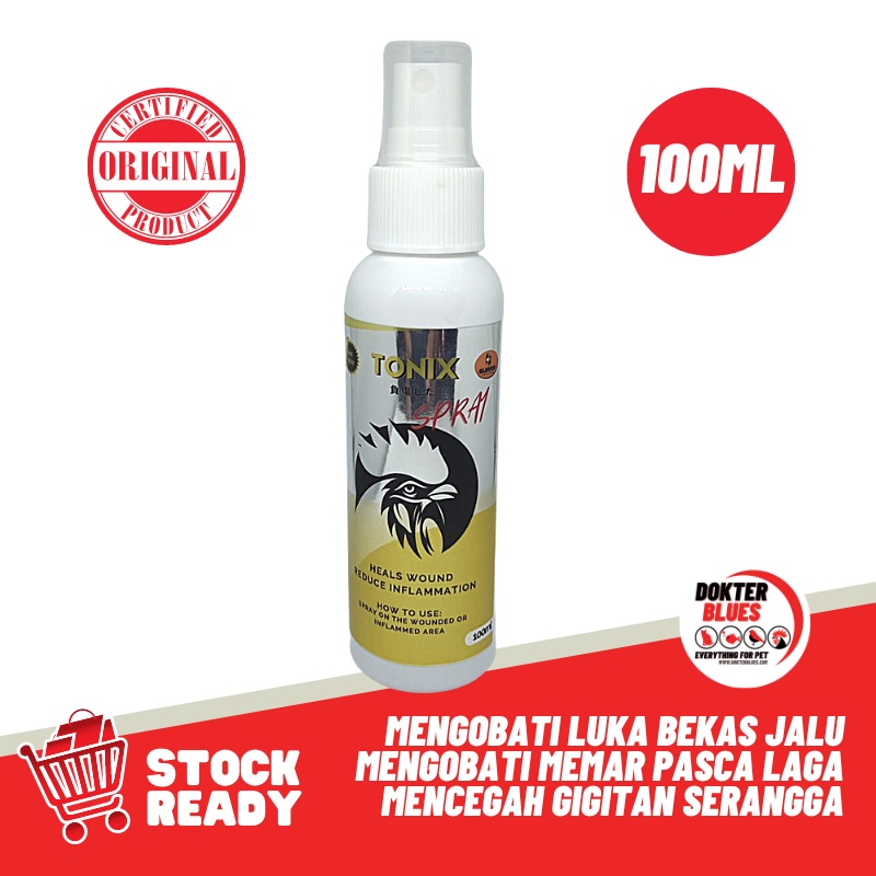 TONIX SPRAY Obat Luka Ayam Memar Gigitan Serangga Anti Kutu | 100ml