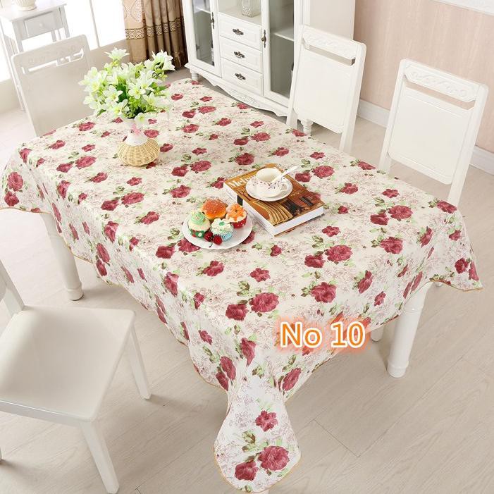 Terbaru ZBWW Taplak Meja Makan Anti Air JUMBO Persegi Panjang Plastik Tebal Murah Ukuran Besar Motif