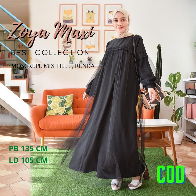 Baju Gamis Pesta Wanita Muslim 2021