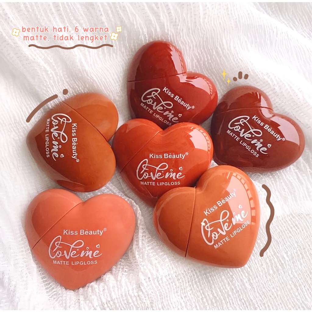 Kiss Beauty Lipgloss Matte Love me