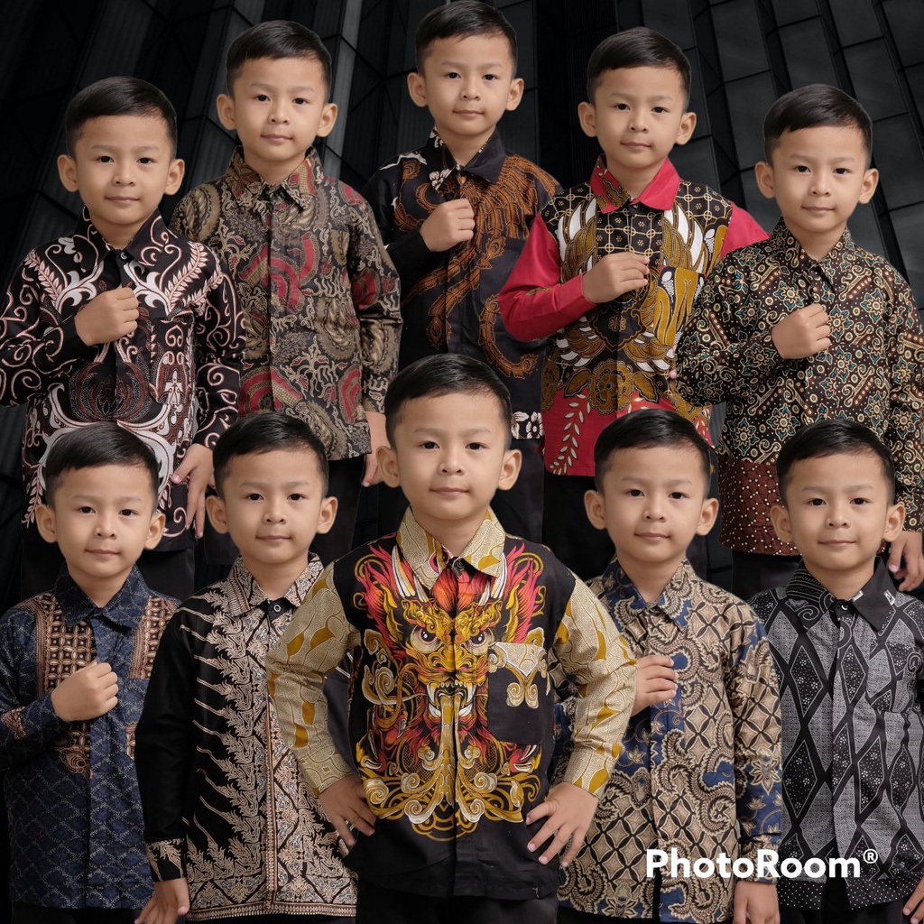 (BISA COD) KEMEJA BATIK ANAK COWOK//BAJU BATIK ANAK COWOK//BATIK ANAK LAKI LAKI// KEMEJA ANAK MODERN