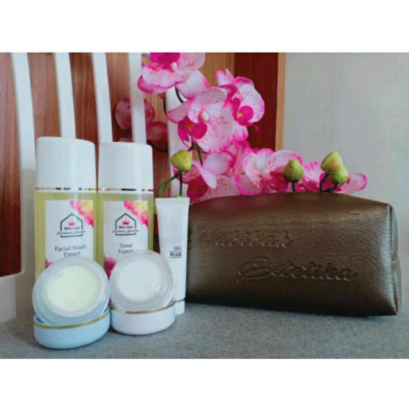 PAKET LENGKAP ACNE HABIBAH ESTETIKA + FREE POUCH CANTIK + FREE MASKER