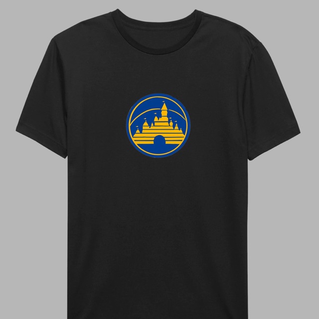 Kaos basket tshirt nba x Disney golden state warriors
