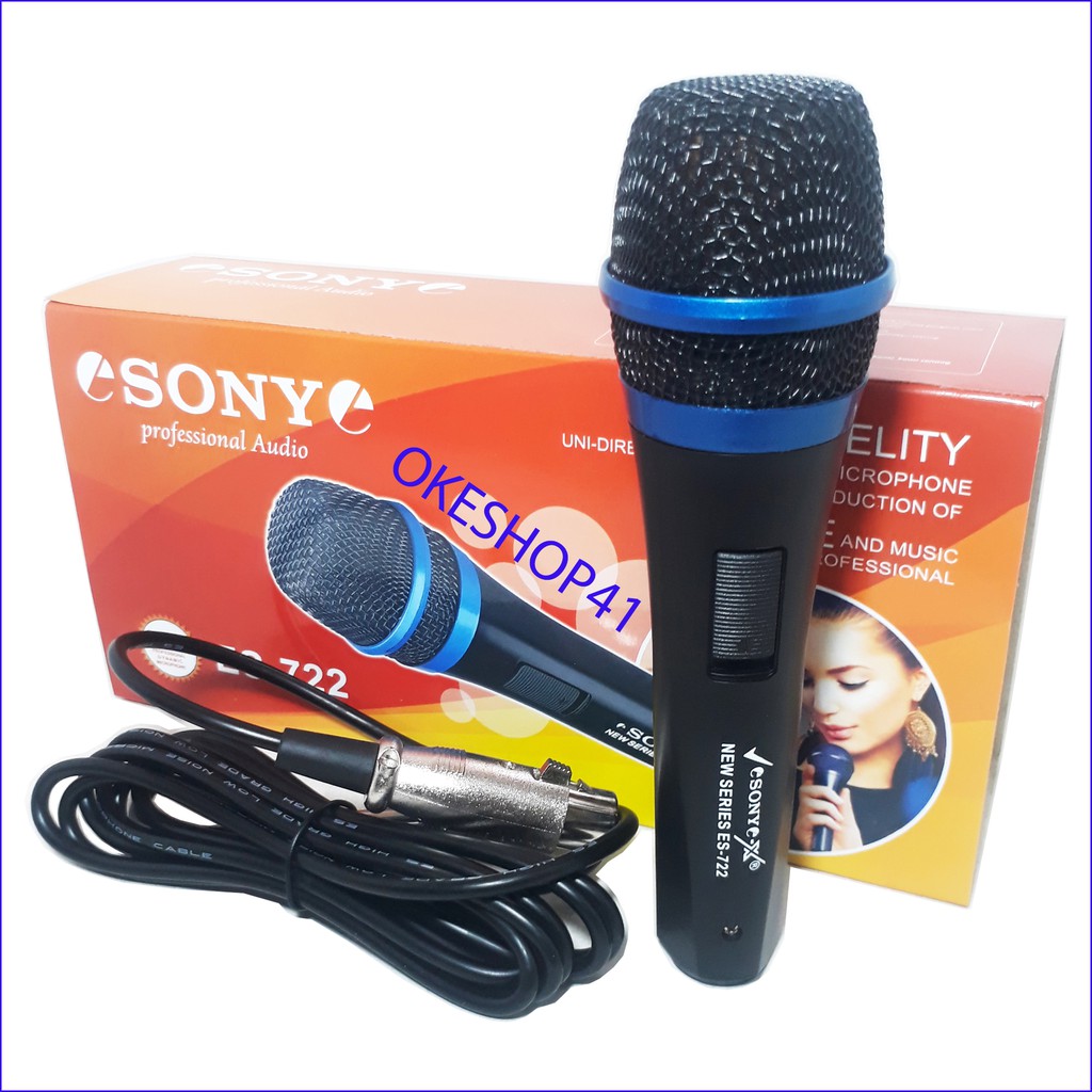 Microphone Sony ES-722 Mik / Mikropon / Mic Kabel