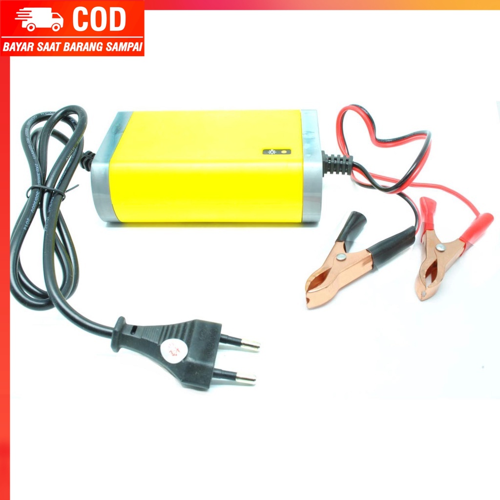 (100% BARANG ORI) Taffware Charger Aki Mobil Motor Lead Acid 12V 2A - UD11