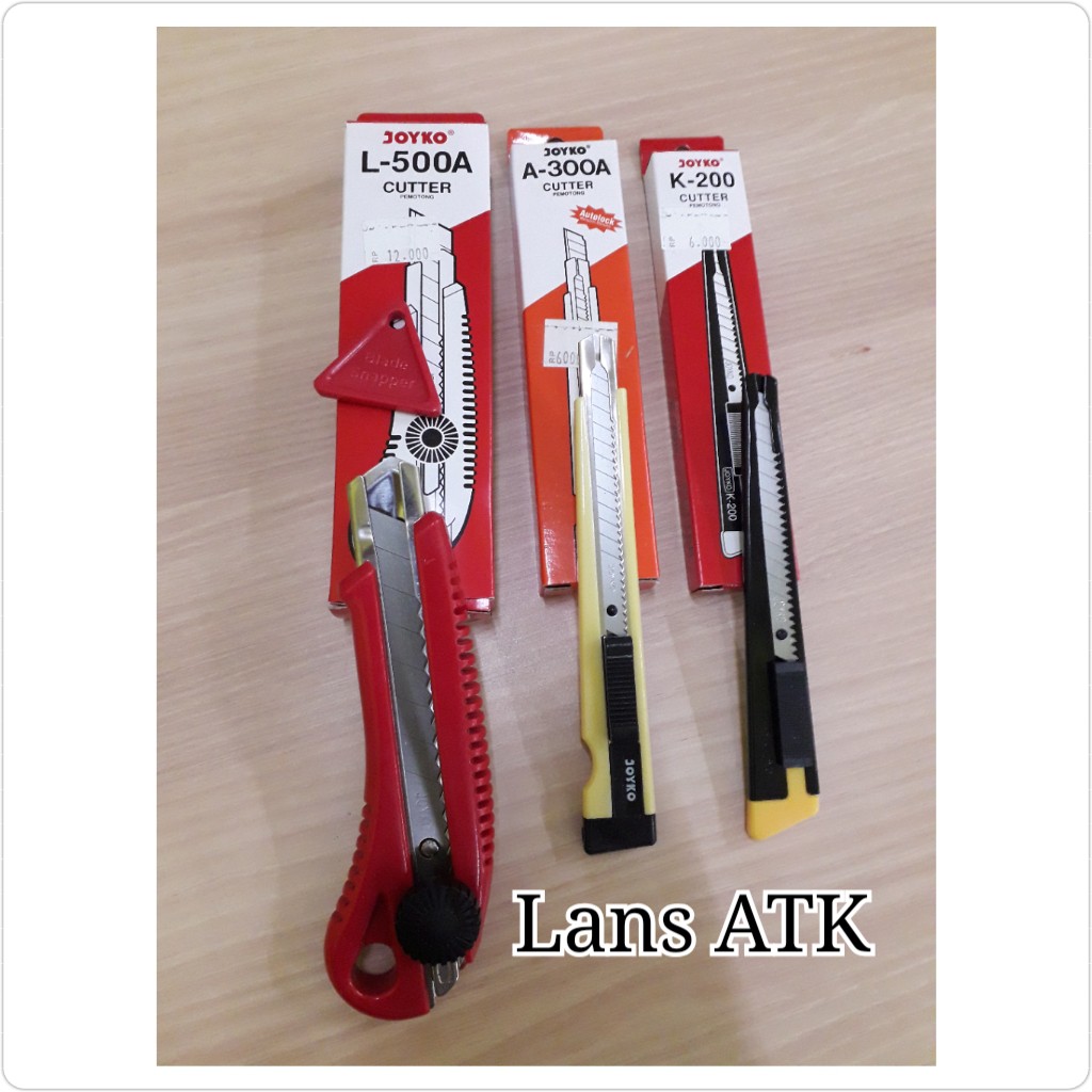 

Cutter Joyko L-500A, A-300A, K-200 / Pemotong Kertas