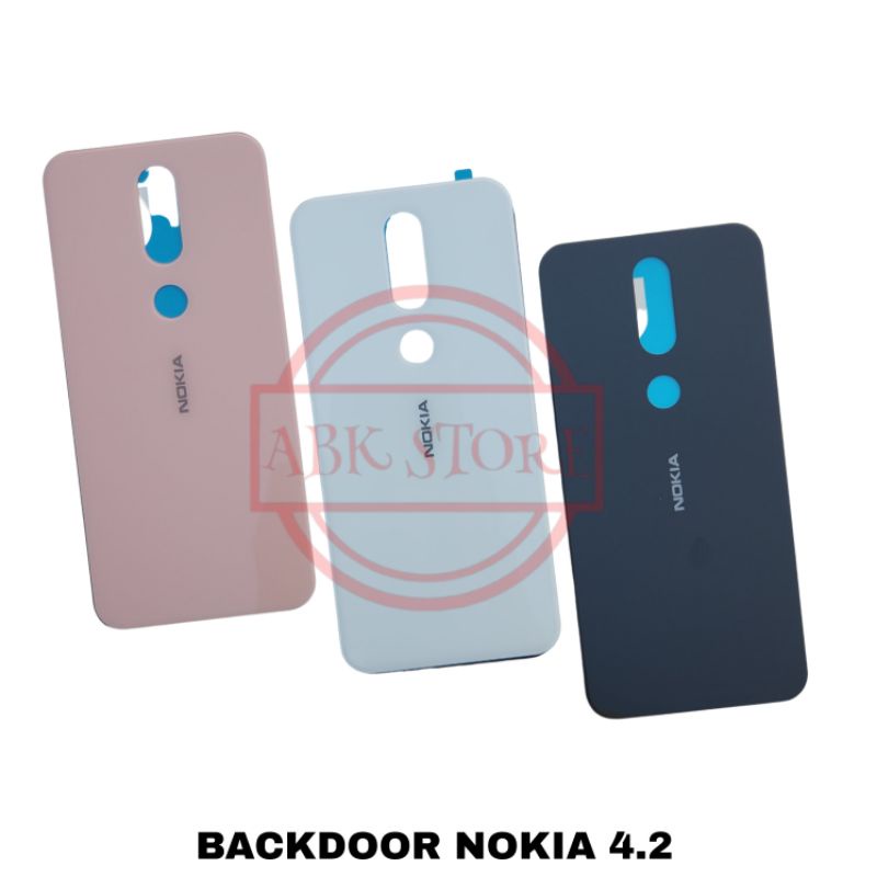 TUTUP BELAKANG BATERAI BACKDOOR BACKCOVER BACK CASING NOKIA 4.2