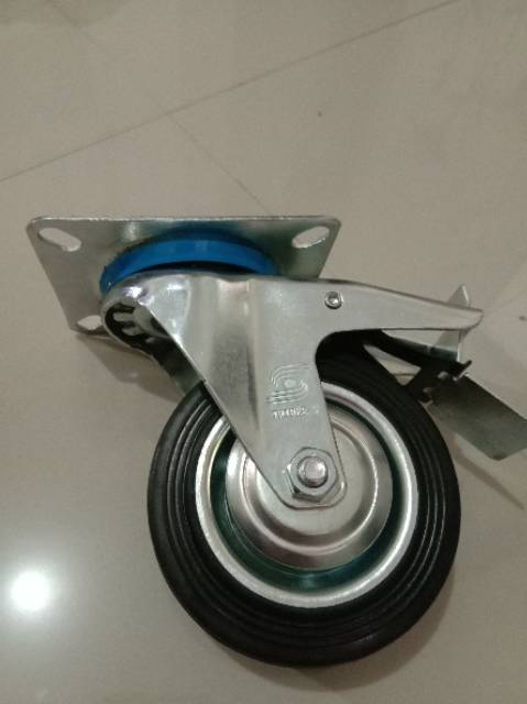 Roda Trolley / Roda Hidup Brake 4&quot;