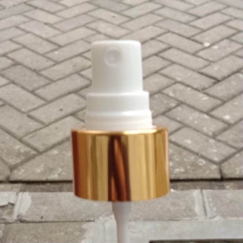 TUTUP SPRAY GOLD FULLCAP NECK 24 / TUTUP BOTOL SPRAY FULL CAP GOLD NECK 24 SPRAYER GOLD FULCAP