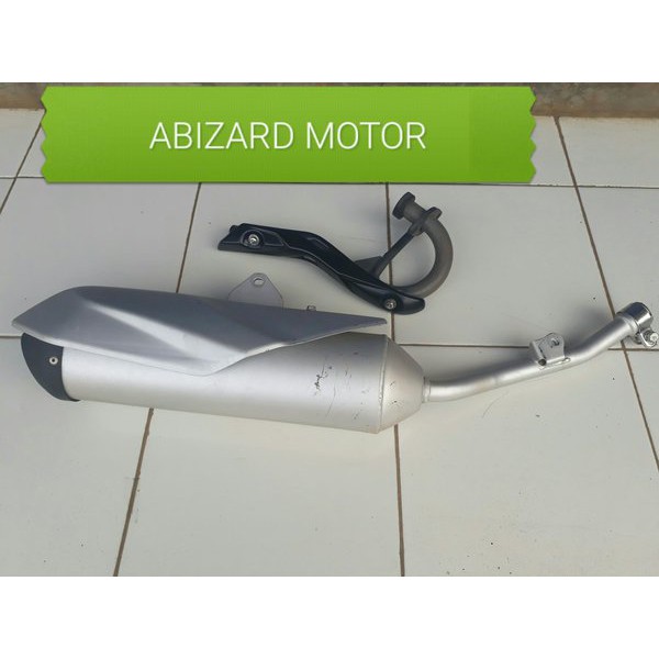knalpot standar original klx bf