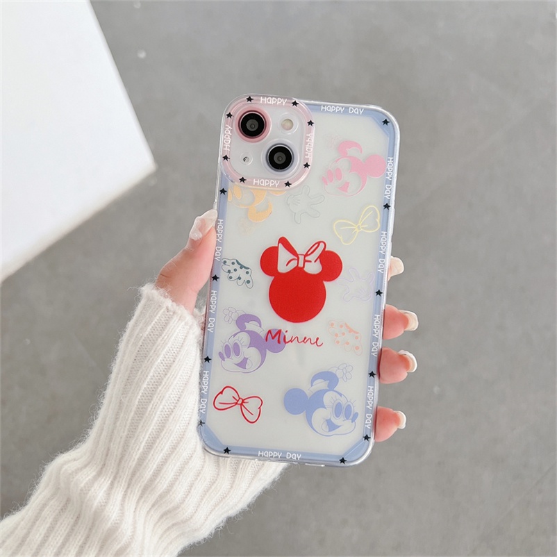 Soft Case Tpu Motif Kartun Tikus Compatible for iPhone 11 Pro Max iPhone 14 13 12 Pro Max X Xr Xs Se 2020 Max 7 Plus 8 7 6 6s Plus Soft TPU Phone Case Cartoon Mouse Series High-quality Soft Silicone Back Protective Casing Cover