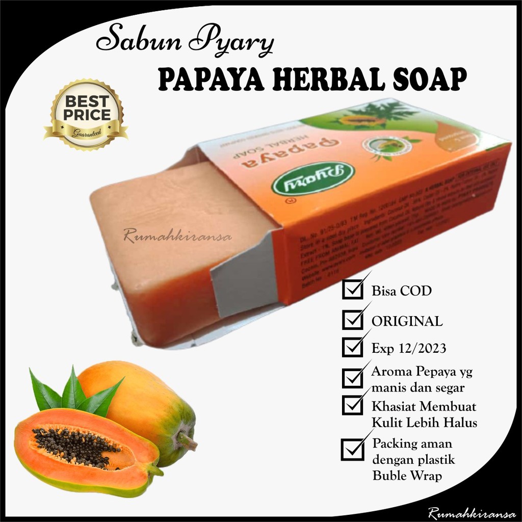 SABUN ARAB/INDIA PYARY PAPAYA 100 % ORIGINAL