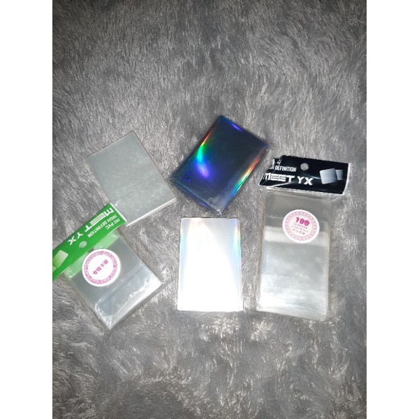 DECK PROTECTOR INNER SLEEVE PHOTOCARD HOLOGRAM MEET YX