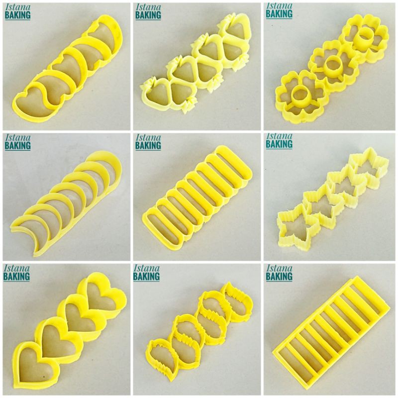 Cetakan Kue Kering PLASTIK Cookie Cutter Nastar Kastengel Kue Kacang Putri Salju