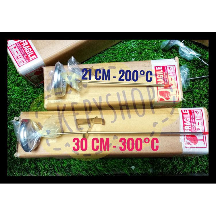 

Termometer Minyak/Masak/Susu (Oil/Cooking/Milk Thermometer)21Cm Bermutu