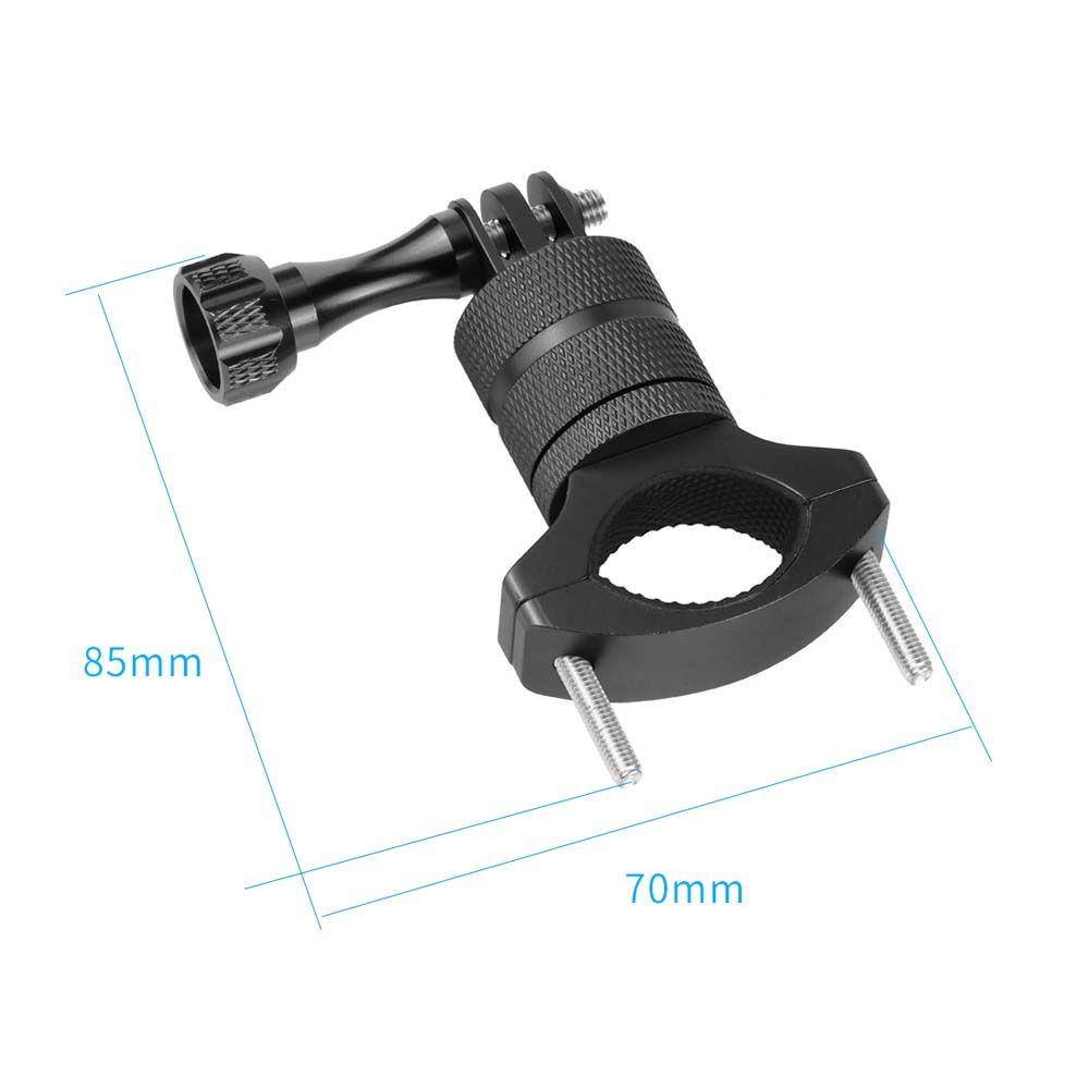 Agustinina Holder Kamera Sepeda MTB Phone Mount Untuk Gopro Bracket Stang Stand Bersepeda Action Camera Mount360Jepit Putar