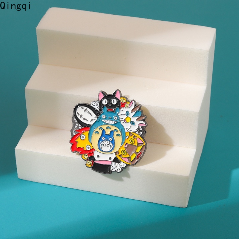 Bros Pin Enamel Karakter Anime Faceless Male My Neighbor Totoro Untuk Koleksi Anak