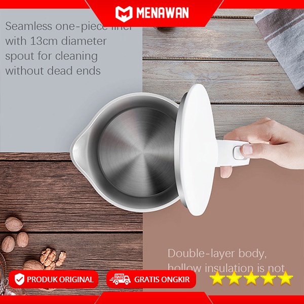 Xiaomi Mijia Electric Kettle 1A Teko Pemanas Air Stainless Elektrik Original