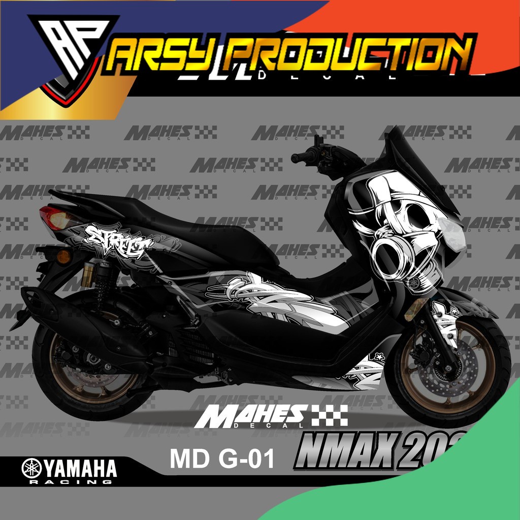 Decal Nmax 2021-2022 Dekal Sticker Stiker Fullbody Nmax Desain MD G-01