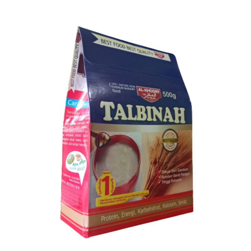 Tepung Talbina Al Khodry Thibb Nabawy Isi 500gr Tepung Gandum Talbinah 100% Original