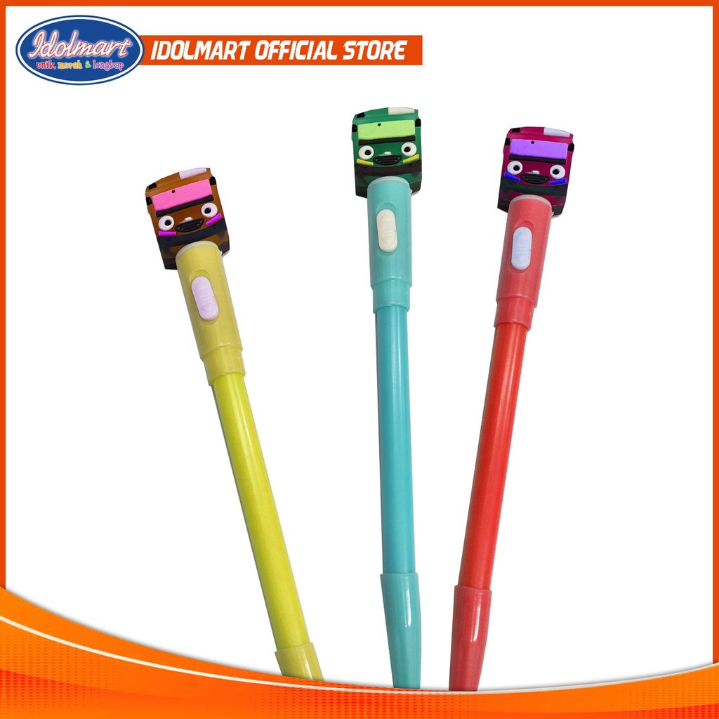 

IDOLAKU Pulpen Emoji LED Pena Emoji Pulpen Lampu