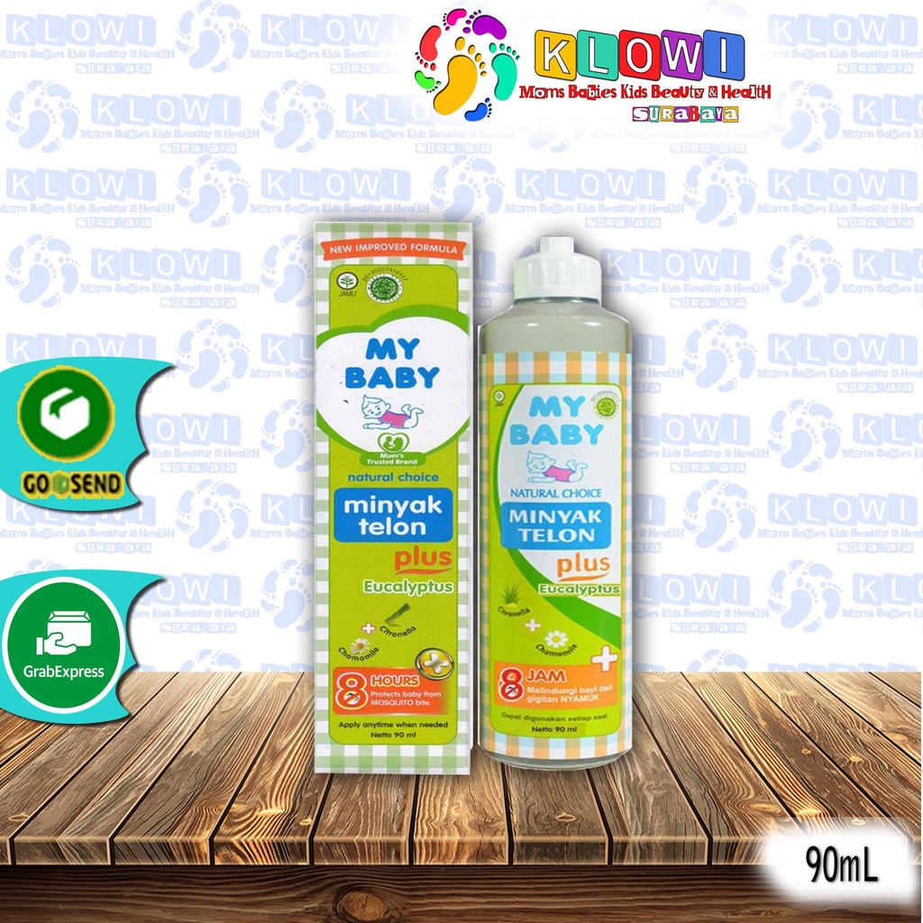 My Baby Minyak Telon Plus 90ml, Minyak Telon Bayi, Anti Nyamuk Bayi