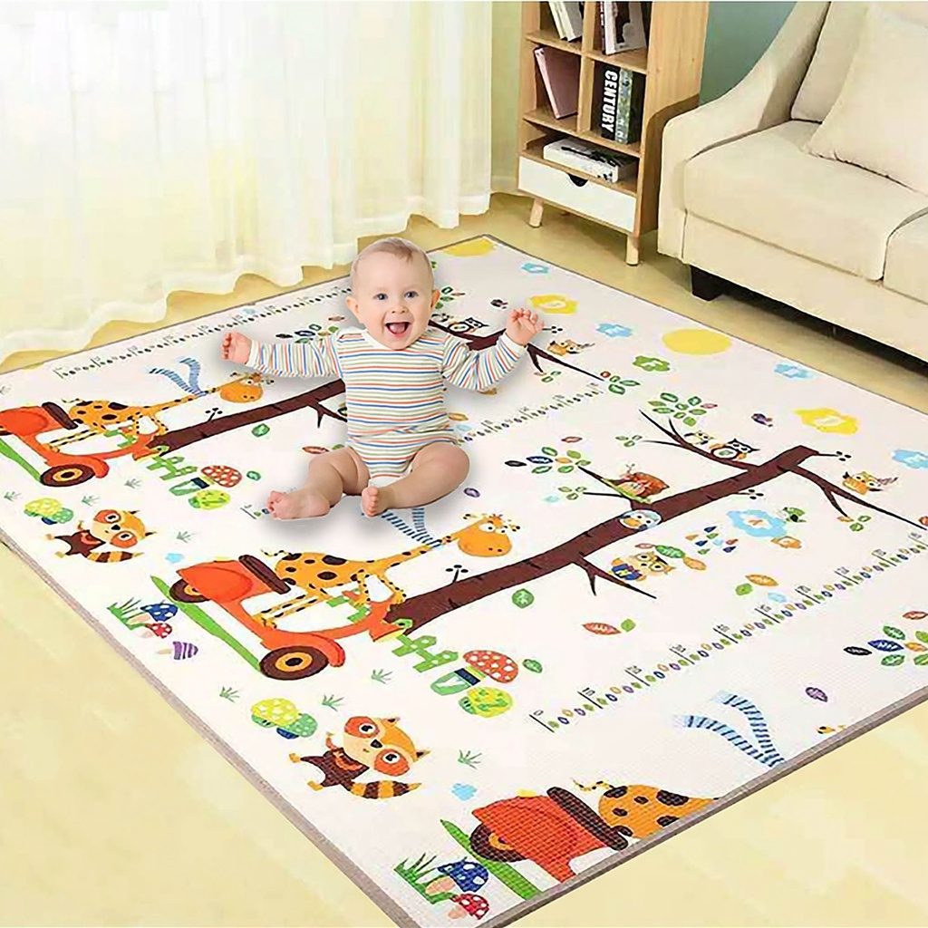 Baby Playmat Premium / Tikar Lantai Bayi / Matras Anak Bayi Nyaman Import-3