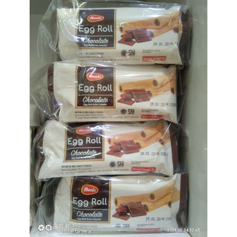 

Monde Egg Roll Stick Chocolate 35g (10pcs)