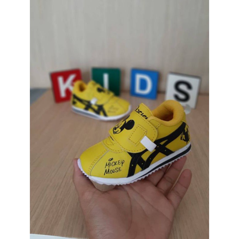 SEPATU ANAK MICKEY KUNING PREMIUM HIGH QUALITY SNEAKERS ANAK MURAH