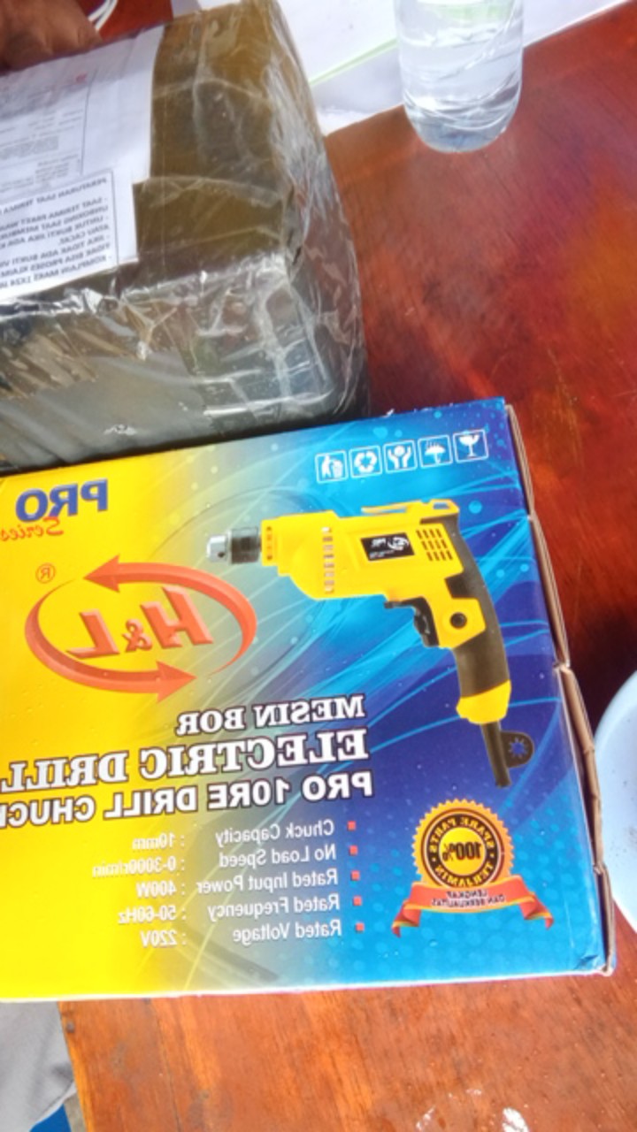 Pro10re Mesin Bor Bisa Kiri Kanan Reverseable 10mm H&l Hl 10 Pro 10re