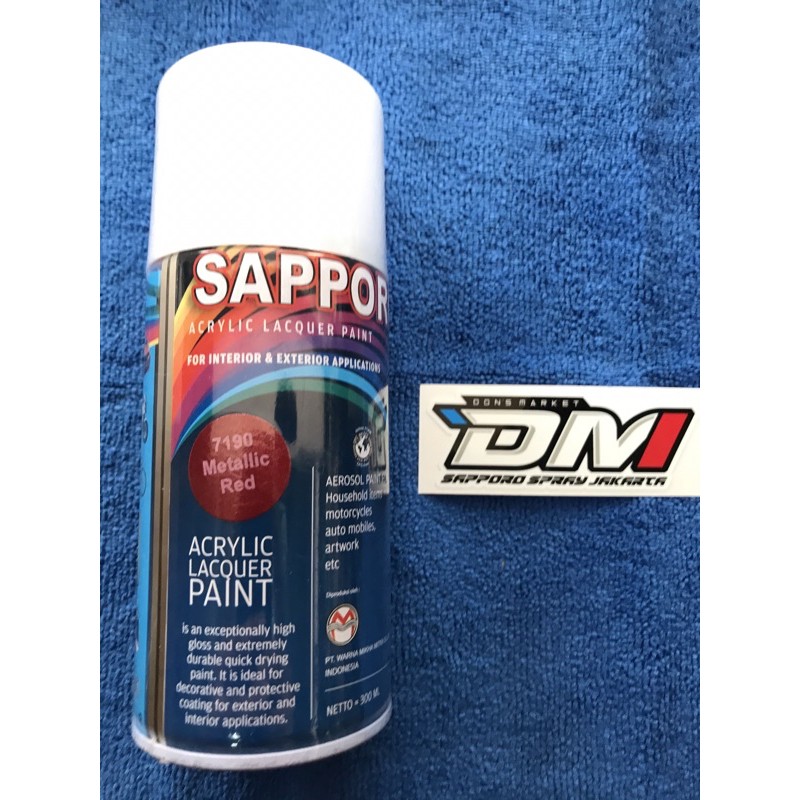 SAPPORO SPRAY METALIC RED 7190 300 ML