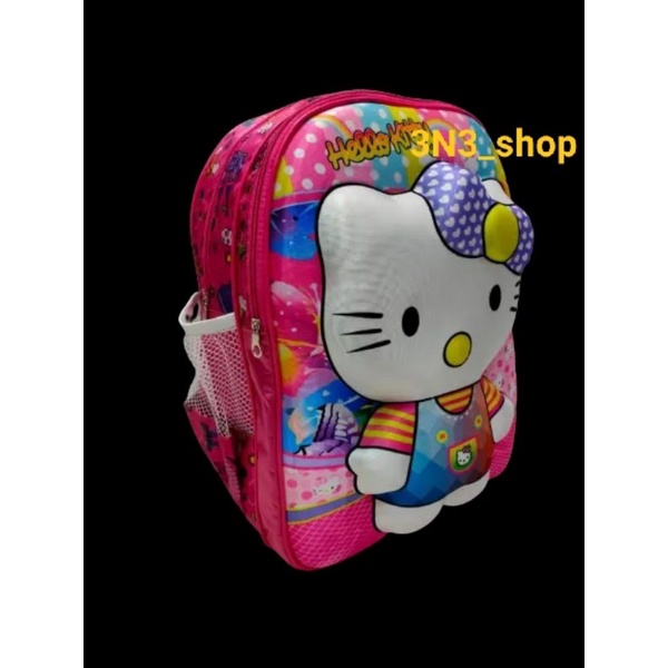 TAS RANSEL ANAK CEWE SD 3D HELLOKITTY/LOL/PONY EMBOS TIMBUL