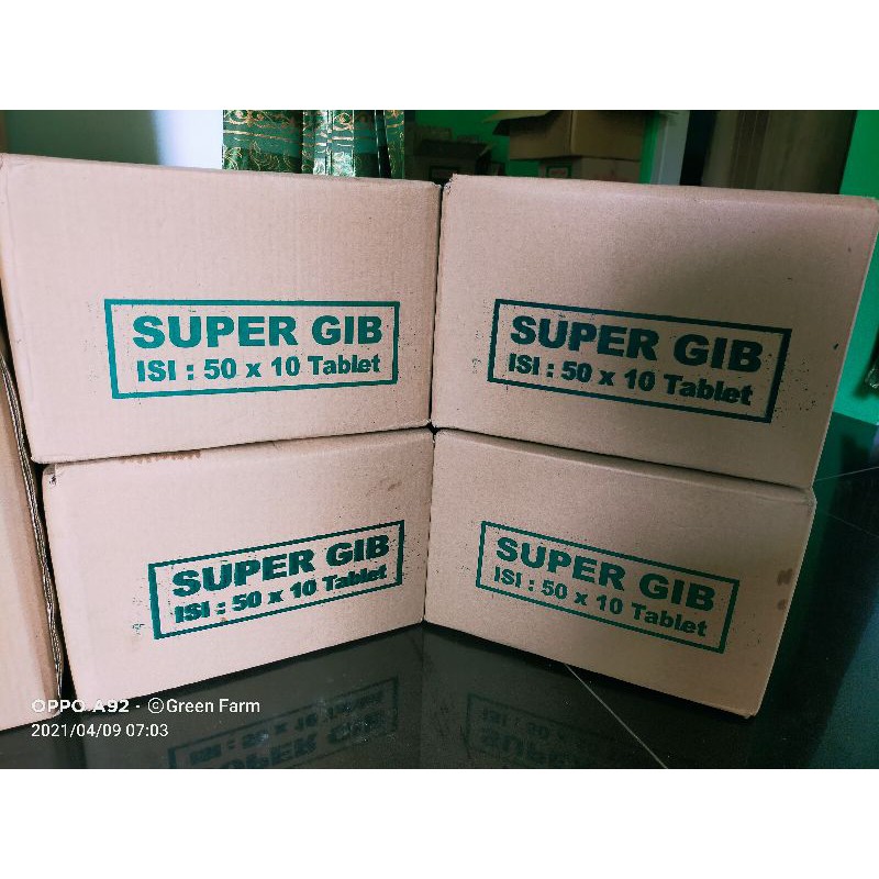 1 Dus Super Gib Zpt Supergib Ga3 Tablet 50 x 10 tablet 500 pcs Zpt Super Gib Tablet Original Mempercepat Pertumbuhan Tanaman Termurah