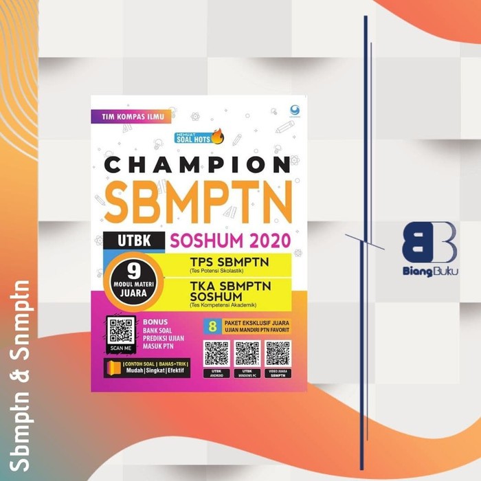 Buku Champion Utbk Sbmptn Soshum 2020 - 2021 Grasindo Ori