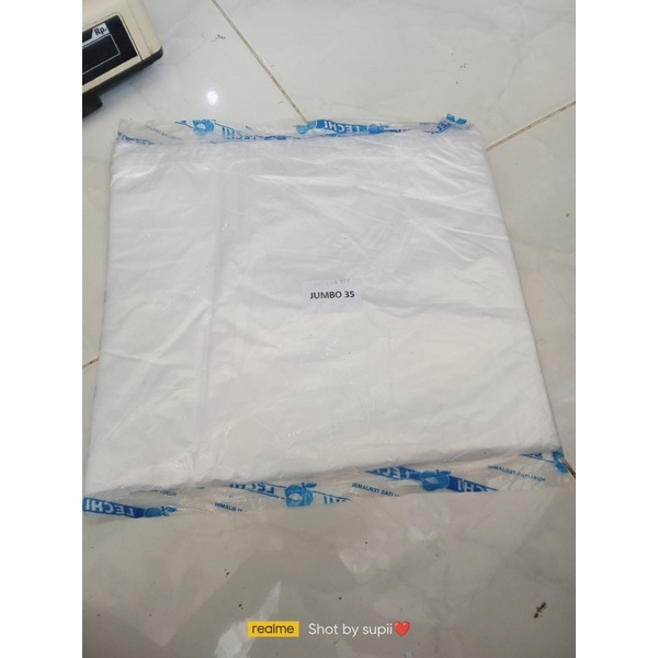 kresek besar bening ukuran 35cm