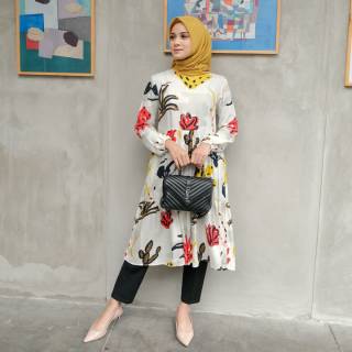 Dalia Tunik Ukuran S M L XL XXL XXXL 5L Baju Atasan Dalia Tunik Ukuran S M L XL XXL XXXL 5L Baju Atasan