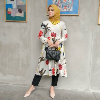 Dalia Tunik  Ukuran  S M L XL  XXL XXXL 5L Baju  Atasan 