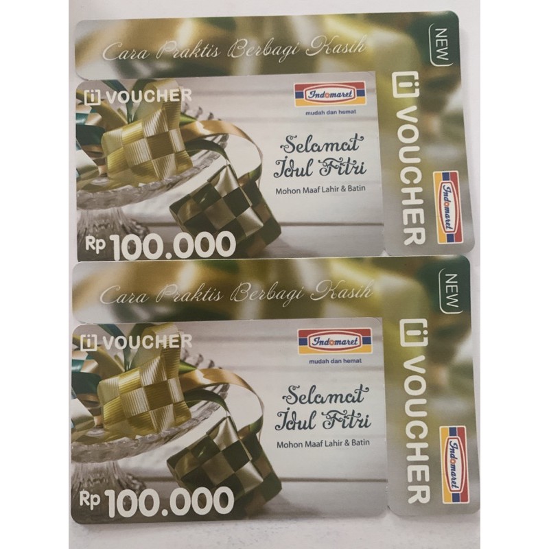 Jual voucher indomaret pecahan 100 exp 2022 Indonesia|Shopee Indonesia