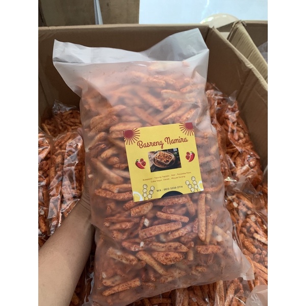 

Basreng Namira 1Kg bumbu kering pedas