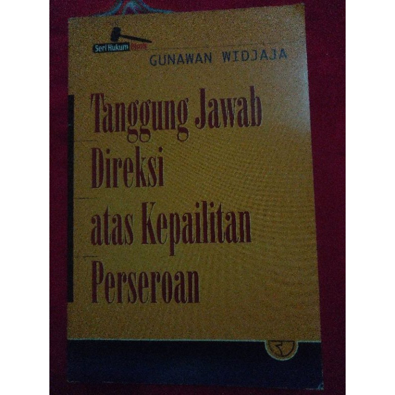 Tanggung Jawab Direksi Atas Kepailitan Perseroan