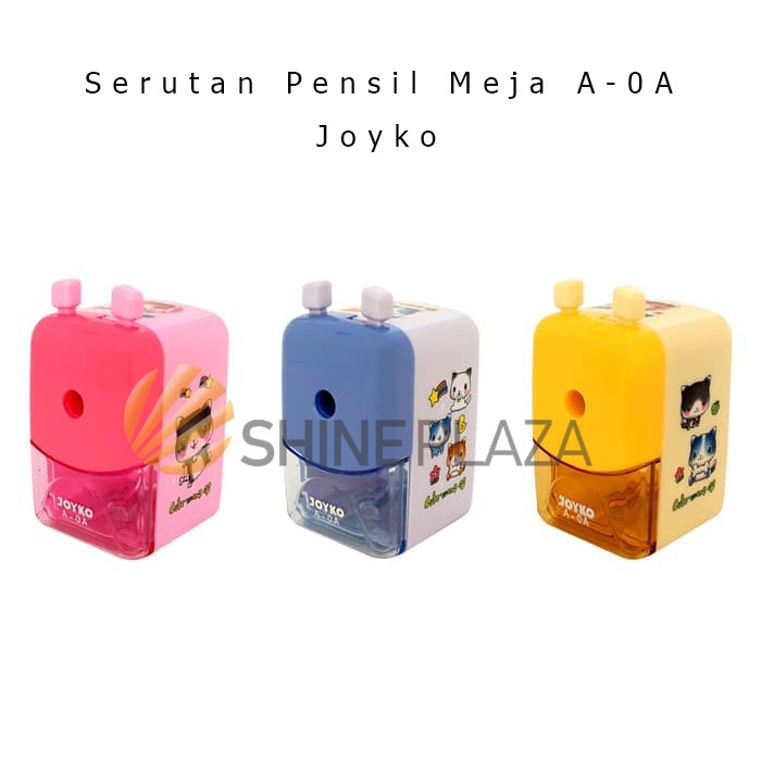 Serutan Rautan Pensil Meja Joyko A 0a Sharpener Putar Joyko Shopee