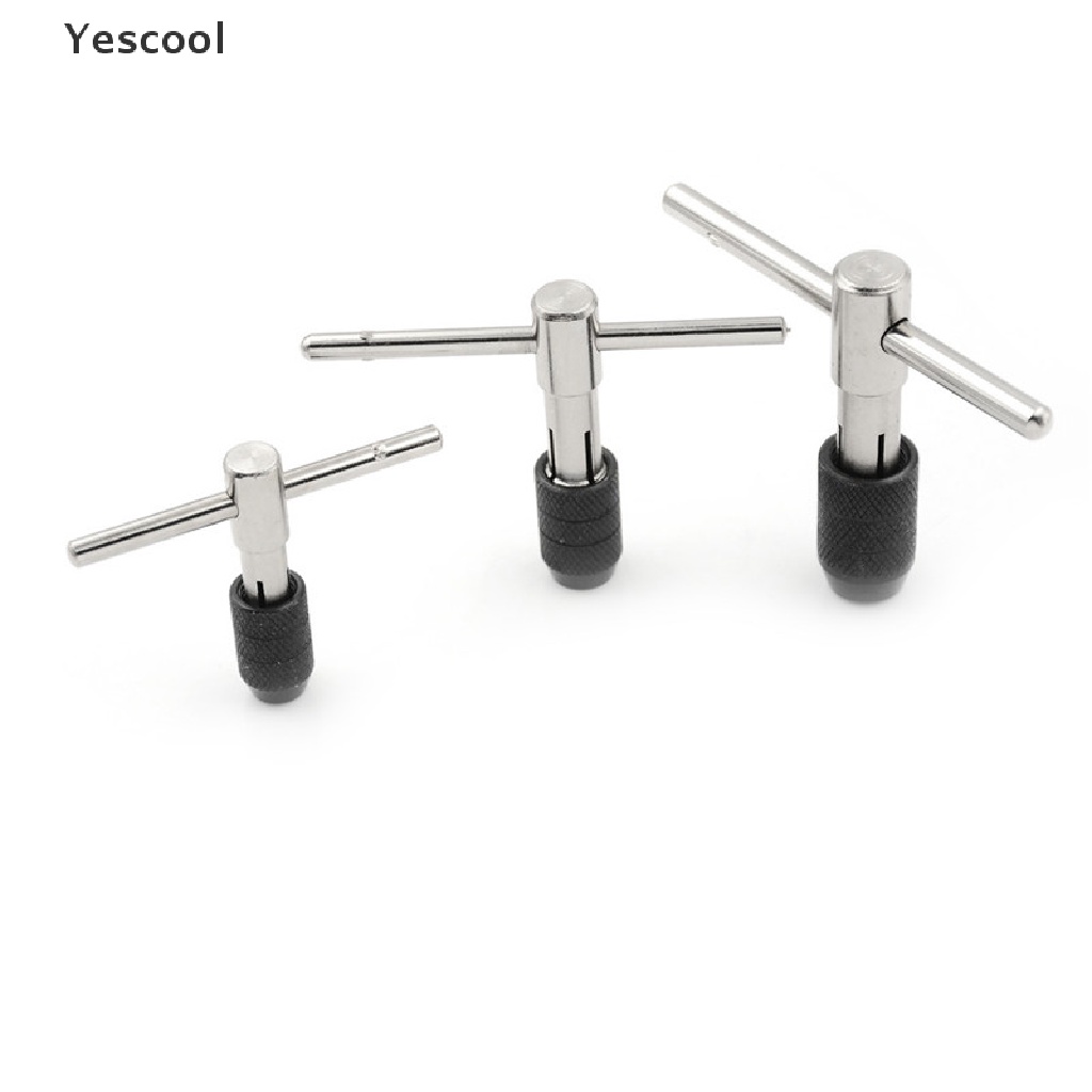 Yescool Kunci Pas Ratchet Gagang T Adjustable M3-M6 / M5-M8 / M6-M12