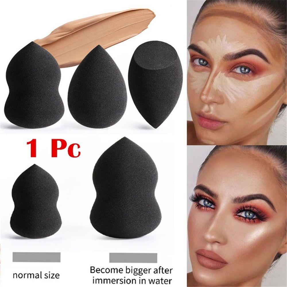 Top Face Makeup Sponge Puff Multifungsi Blending Kontur Halus