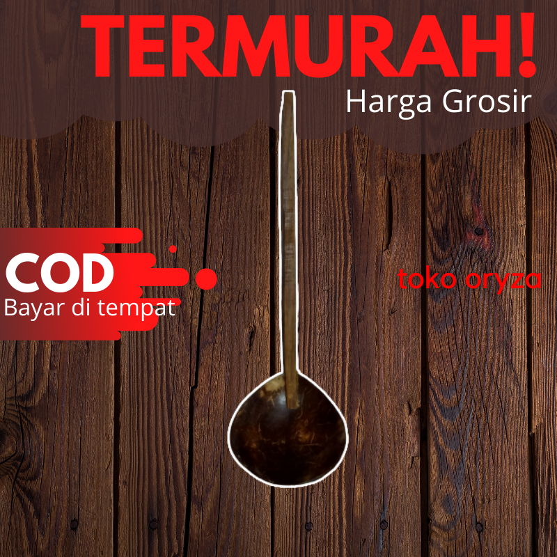 Souvenir Centong Sayur Irus Sayur Centong Sayur Kayu Centong Batok Kelapa Sotil Kayu Sovenir Kayu